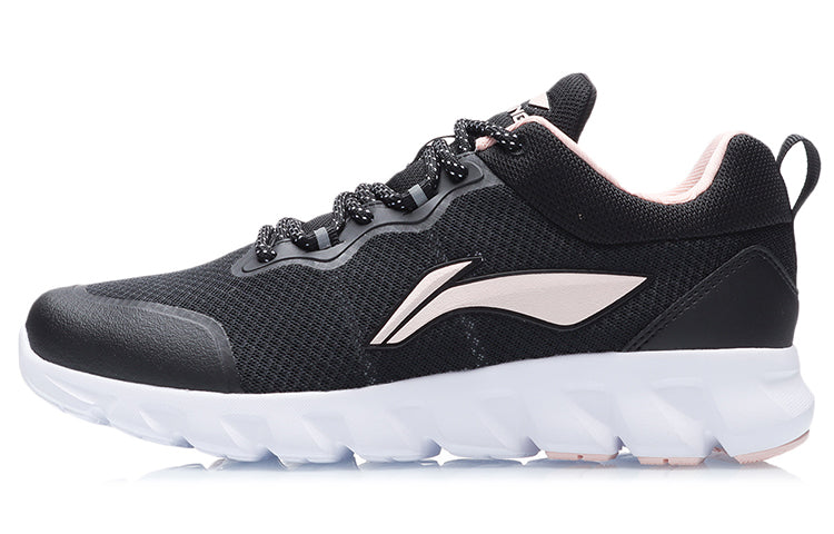 (WMNS) Li-Ning Running Shoes 'Black Pink' ARHR136-1