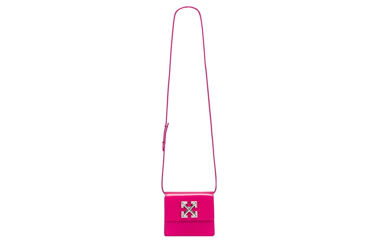(WMNS) Off-White Jitney 0.7 Shoulder Bag 'Pink' OWNA093F197190502800
