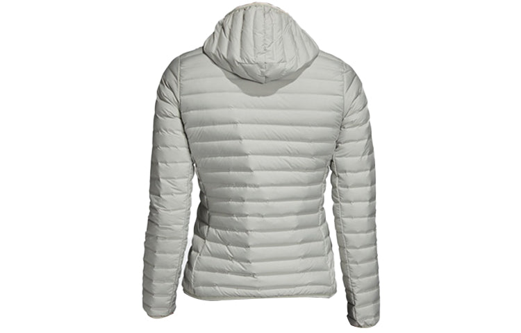 (WMNS) adidas Varilite Soft Hooded Jacket 'Silver Grey' CY8734
