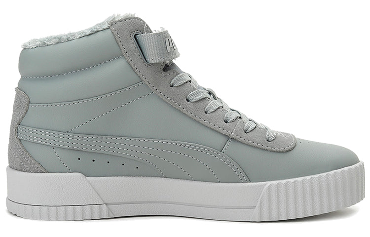 (WMNS) PUMA Carina Mid Winterized Shoes Grey/White 374140-03