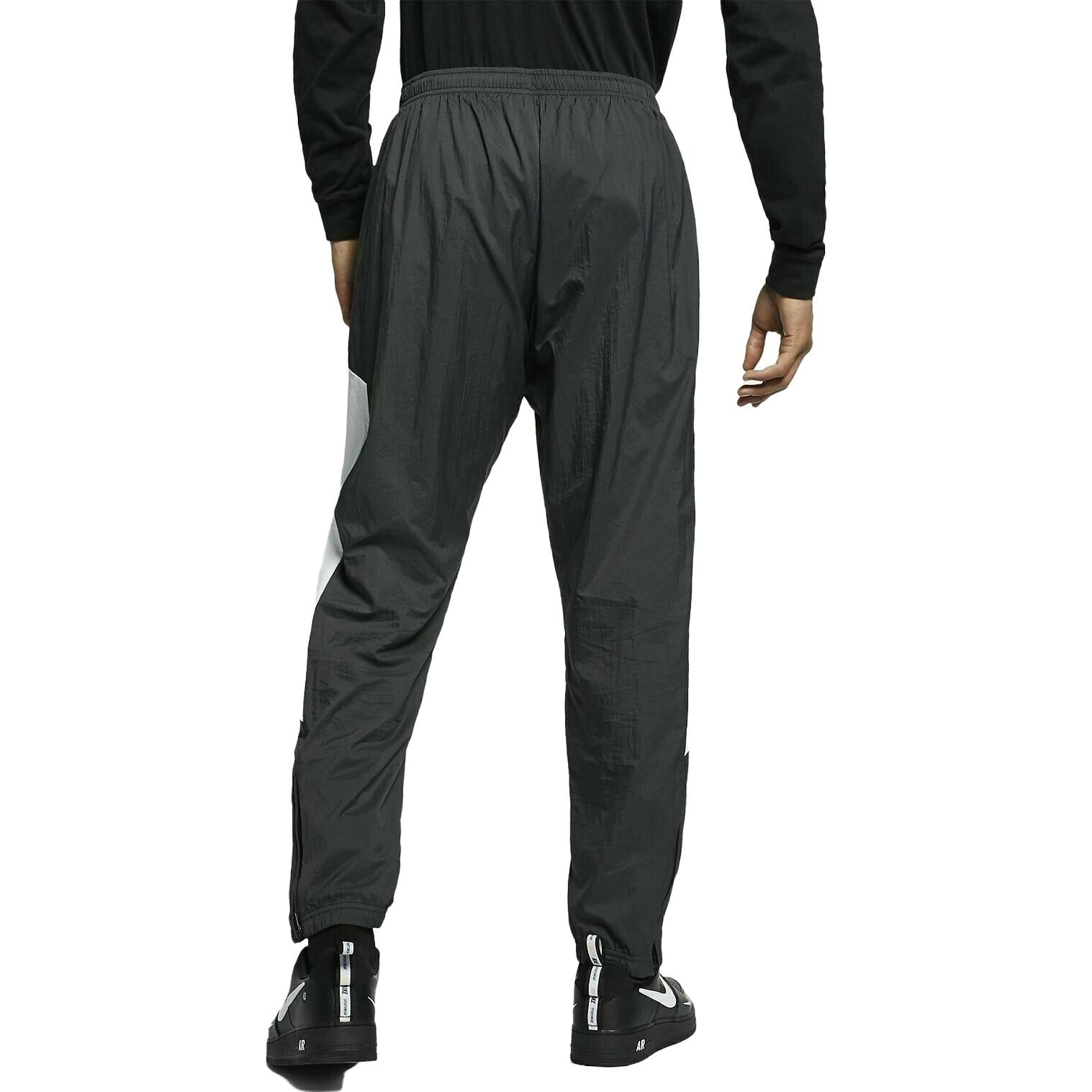 Nike Sportswear Classic Woven Track Athletic Pants 'Grey White' AR1873-060