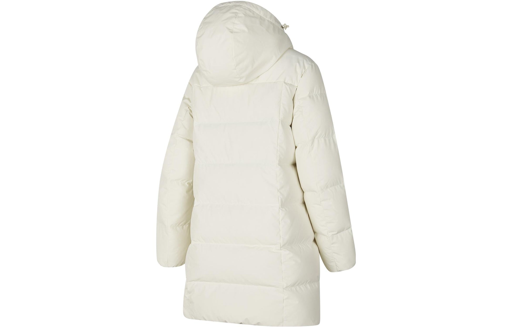(WMNS) Skechers BASIC Long Down Jacket 'White' P423W085-0211