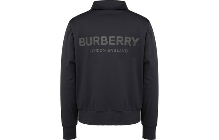 Burberry Printing Sports Jacket Coat Male Black 80099801
