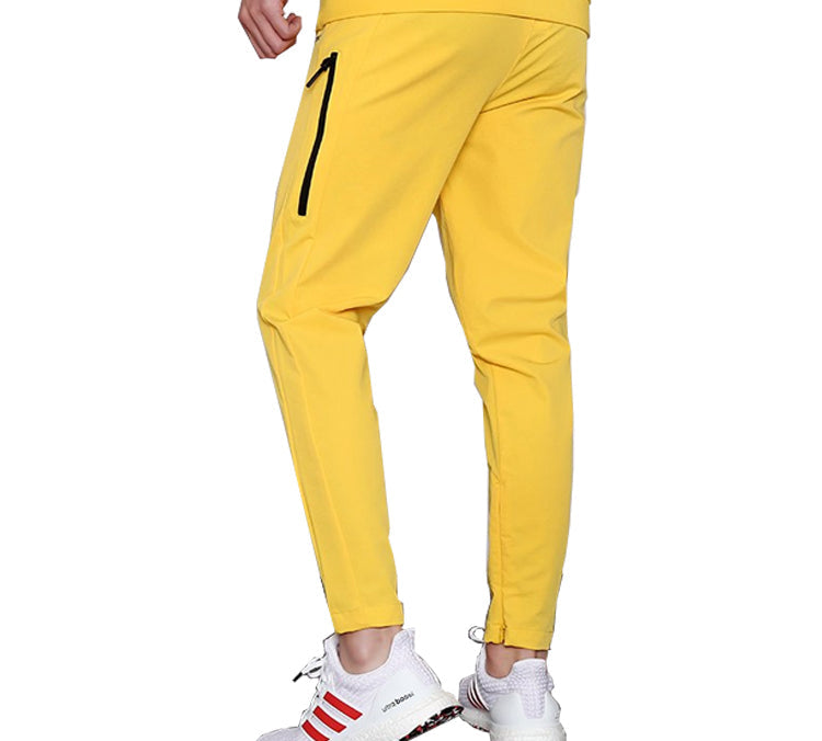 adidas neo M Cs Tp Woven Casual Sports Pants Yellow DZ8713