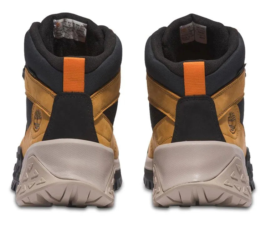 Timberland Motion Scramble Mid Lace Up Waterproof Hikers 'Wheat Nubuck' A68Q8