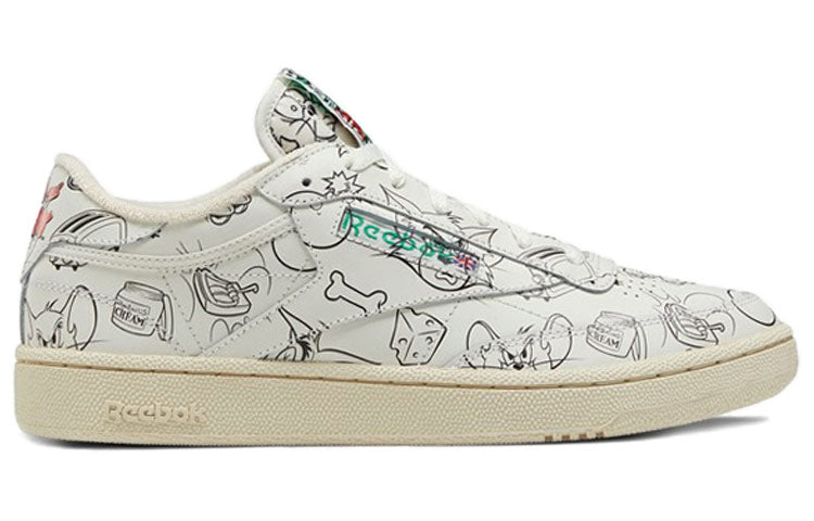 Reebok x Tom & Jerry Club C 'Sketch' FX4011