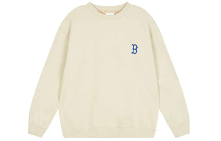 MLB x Disney Mickey Crossover Long Sleeves Loose Unisex Beige 31MTK2011-43B