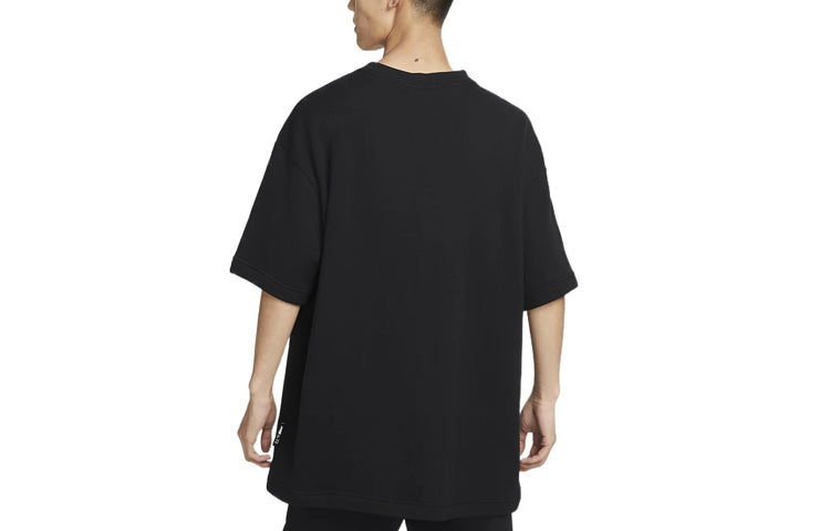 Nike Sportswear Circa Logo T-Shirt Asia Sizing 'All Black' DX0188-010