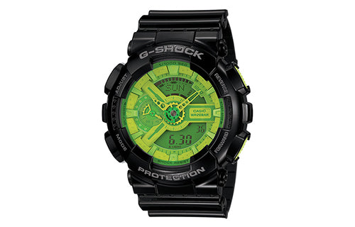 CASIO G-Shock Analog-Digital 'Black Green' GA-110B-1A3