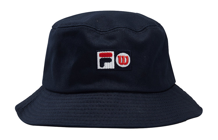 FILA Logo Embroidery Bucket Hat Blue A13U033204F-NV
