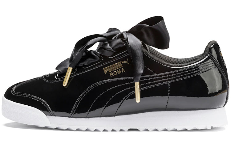 (WMNS) PUMA Roma Heart Patent Black 370175-02