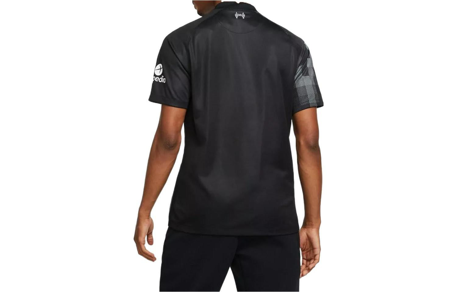 Nike Liverpool Short Sleeve Goalkeeper Jersey 21/22 'Black Dark Gray' DB2559-011