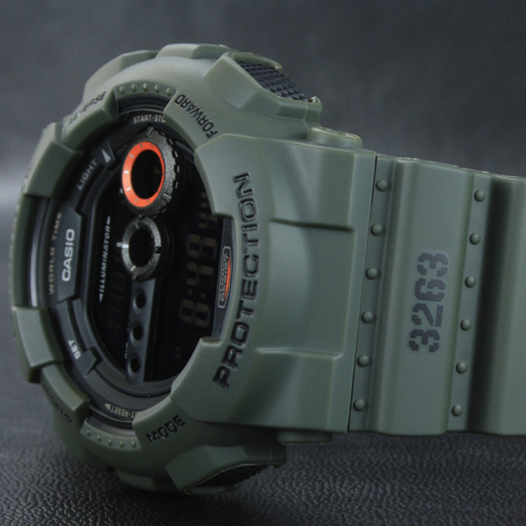 CASIO G-Shock Digital 'Green' GD-100MS-3
