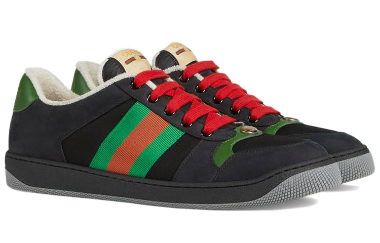 Gucci Screener Suede 'Black Green' 576223-9PYQ0-1098