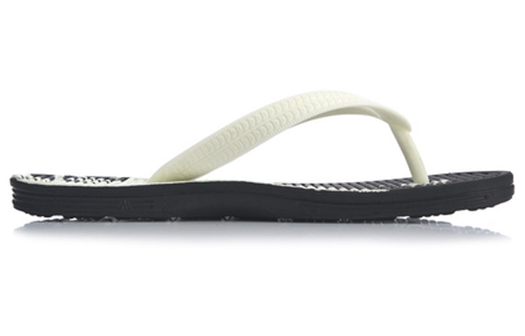 Li-Ning Stylish Flip-Flops White Black AGAP024-2