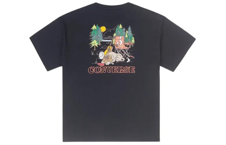 Converse Campside T-Shirt Asia Sizing 'Black' 10026441-A01