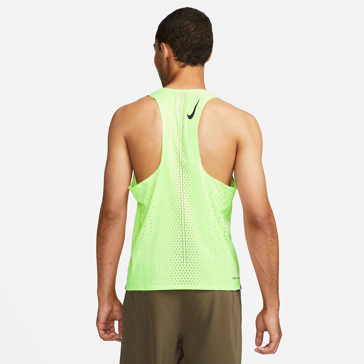 Nike ADV AeroSwift DriFit Running Singlet 'Green' DM4624-358
