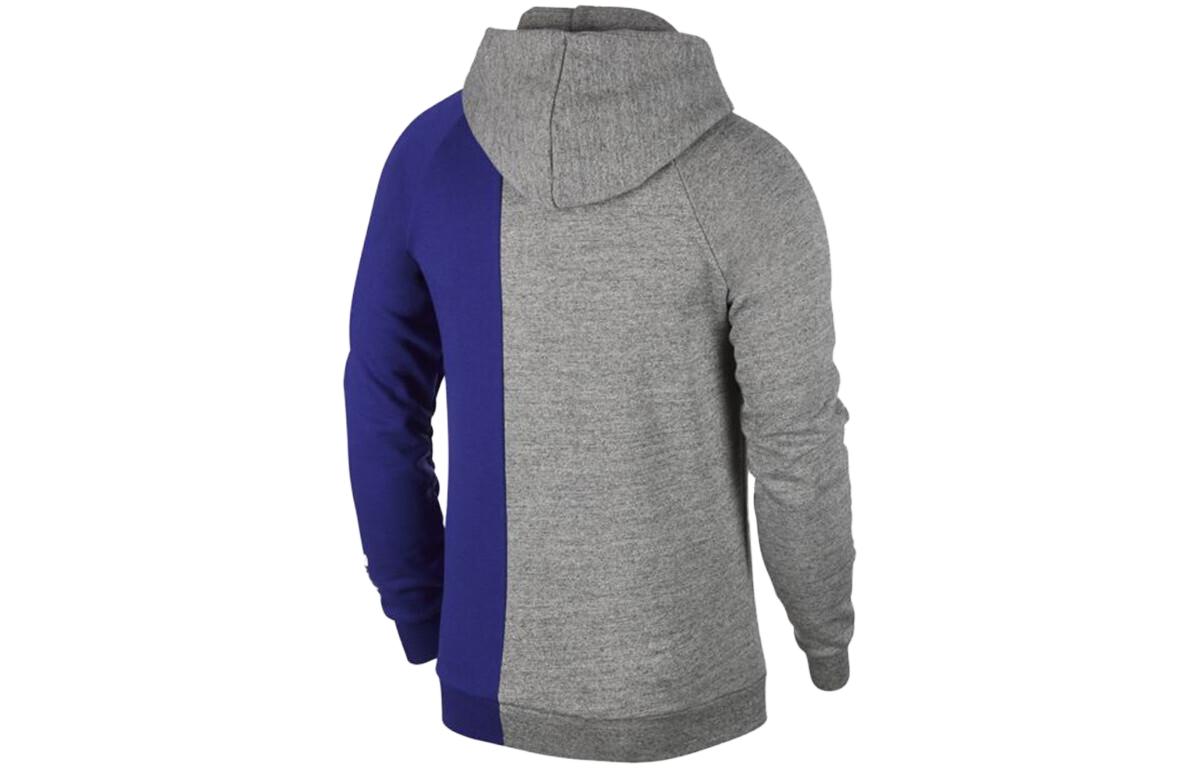 Air Jordan Sportswear Legacy AJ11 Hoodie 'Grey Purple' BQ0188-091