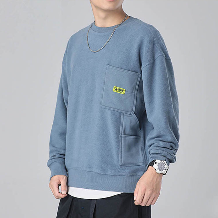 Converse Carpenter Crew Pullover Sweater Asia Sizing 'Lakeside Blue' 10019956-A05