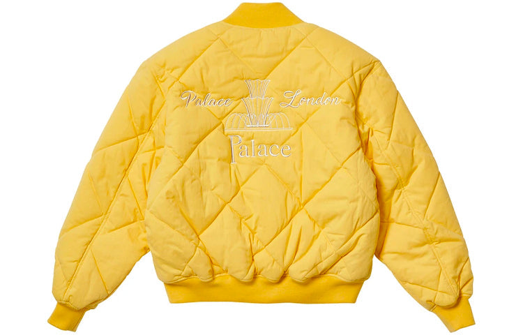 PALACE London Diamond With Down Feather Jacket Unisex Yellow P19JK161