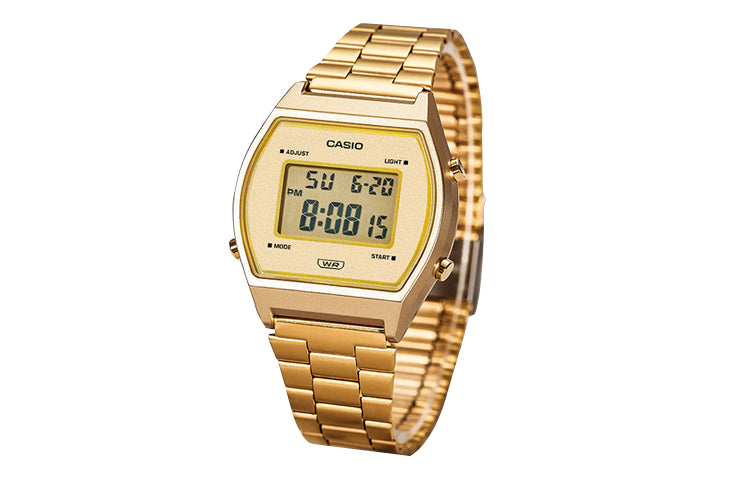 Men's CASIO VINTAGE Series Retro Small Watch Color Classic Small Mens Gold Digital B640WGG-9D
