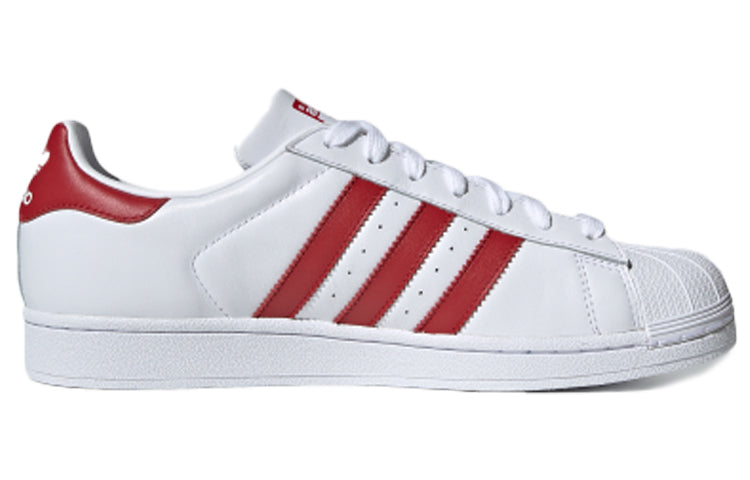 adidas Superstar 'Cloud White Scarlet' BD7420