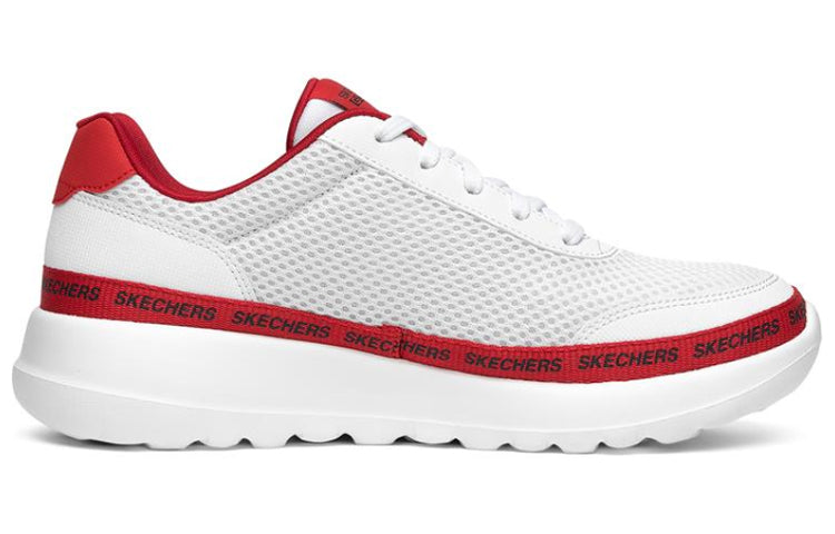 (WMNS) Skechers Go Walk Joy Running Shoes White/Red 124088-WRD