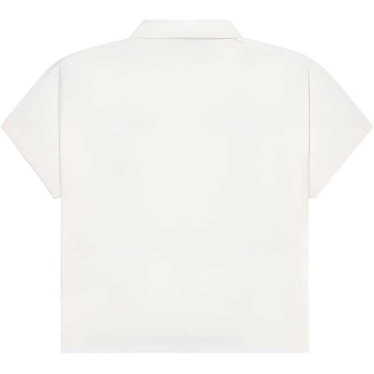 (WMNS) New Balance Short Sleeve Polo Asia Sizing 'Ivory' NFE21032-IV
