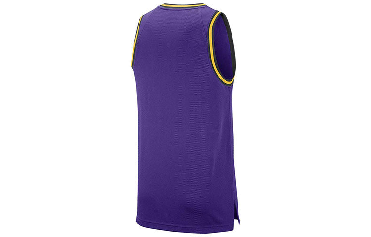 Nike NBA Basketball Sports Vest Lakers Purple BQ9343-504