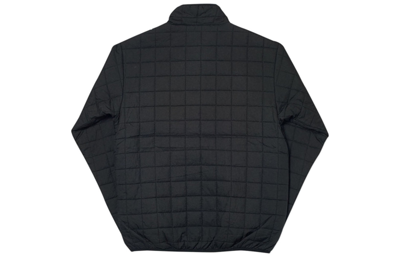 PALACE Armour Jacket Black Alphabet Printing Long Sleeves Stay Warm Unisex P18FW111