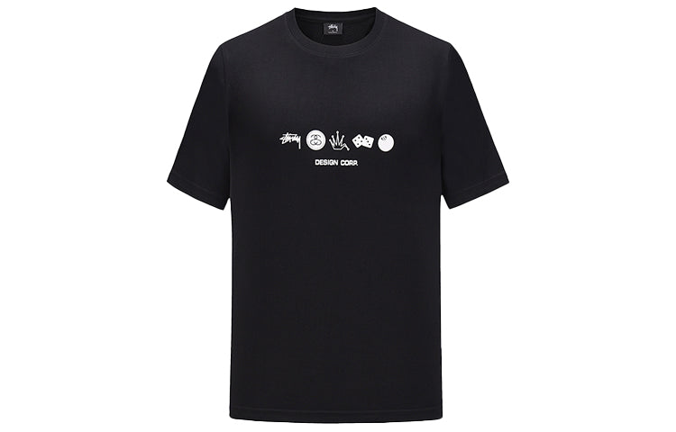 Stussy Earth Printing Short Sleeve Unisex Black 1904506-BLK