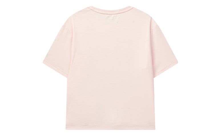 (WMNS) FILA Printing Short Sleeve Pink T-Shirt F11W028137F-PK