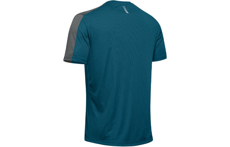 Men's Under Armour Speed Stride Running Sports Short Sleeve Blue 1326564-417