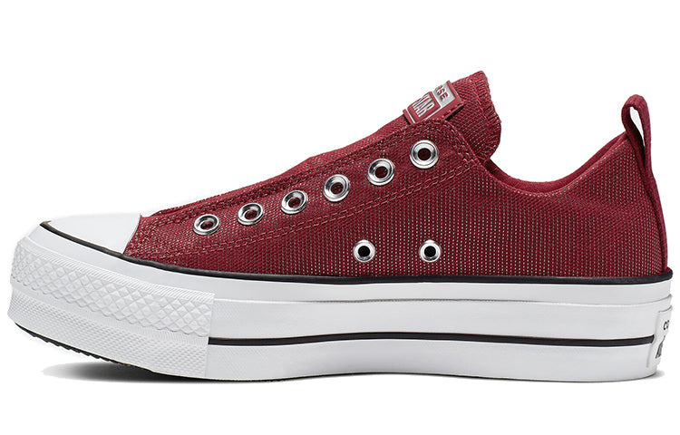 (WMNS) Converse Chuck Taylor All Star Final Frontier Platform Slip Thick Sole 'Red White' 565239C