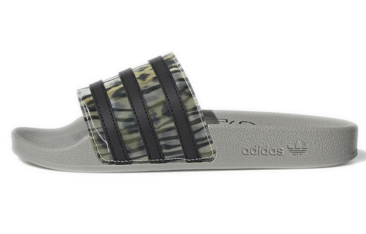 (WMNS) adidas originals Adilette 'Black Grey' EF5533