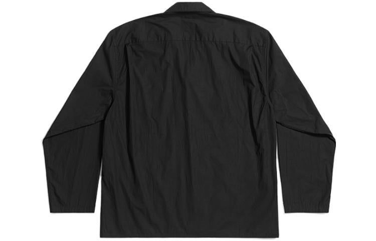 Balenciaga Long Sleeve Shirt Medium Fit 'Black' 658844TEM161000