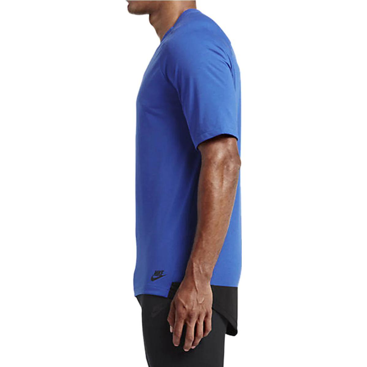 Nike NSW Sportswear Bonded Shirt 'Blue' 805122-480