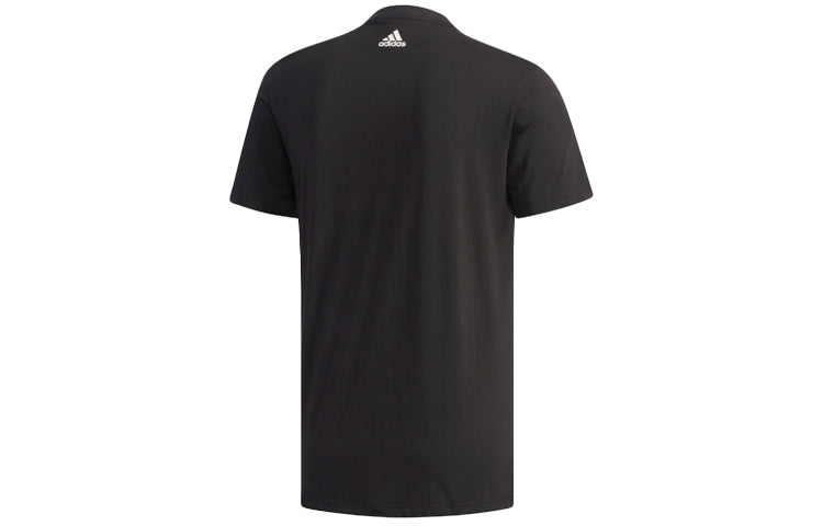 adidas Kc Tee Bc Sh Logo Printing Casual Sports Round Neck Short Sleeve Black FJ0080