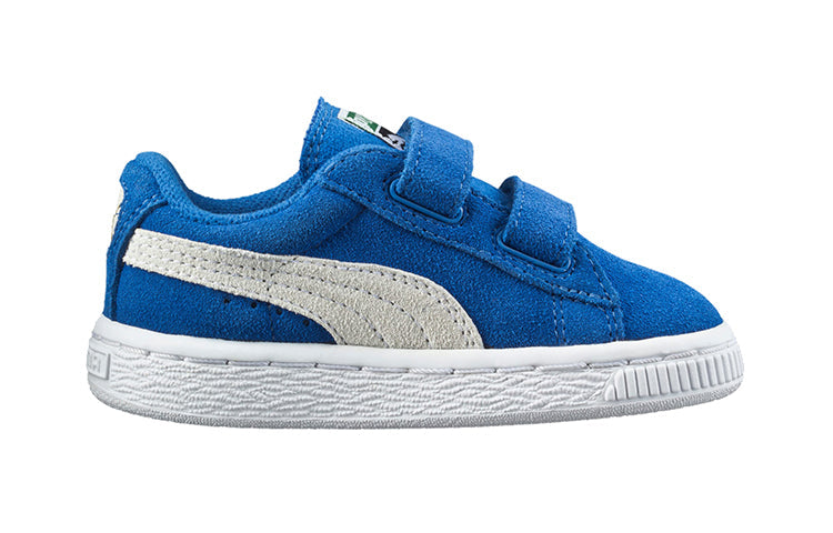 (PS) PUMA Suede 2 Straps Casual Board Shoes Blue/White 359595-02