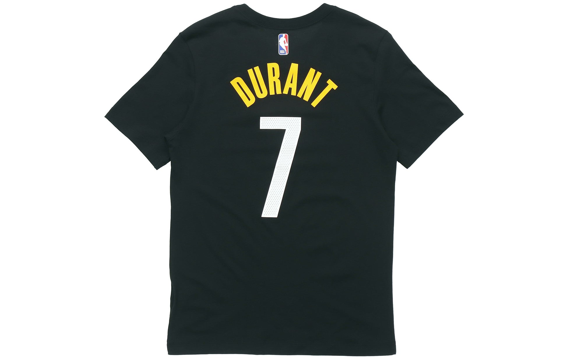Nike NBA Brooklyn Nets Durant No. 7 Sports Basketball Breathable Running Short Sleeve Black CT9420-014