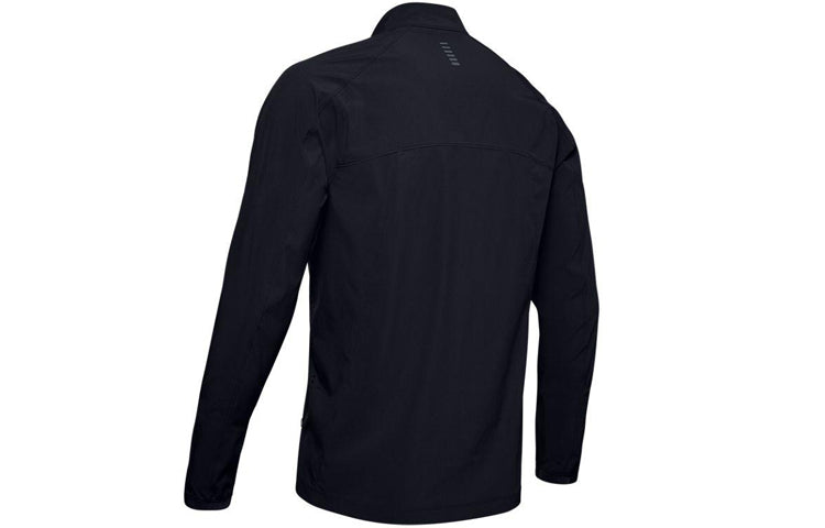 Men's Under Armour UA Track Running Sports Jacket Black 1342711-001