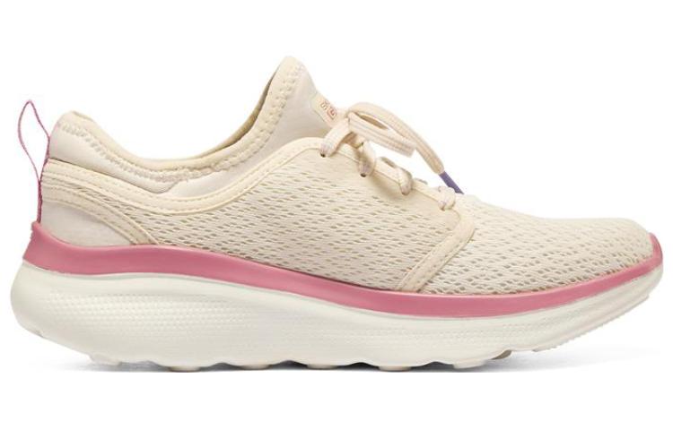 (WMNS) Skechers Go Run Motion 'White Pink' 128432-NAT