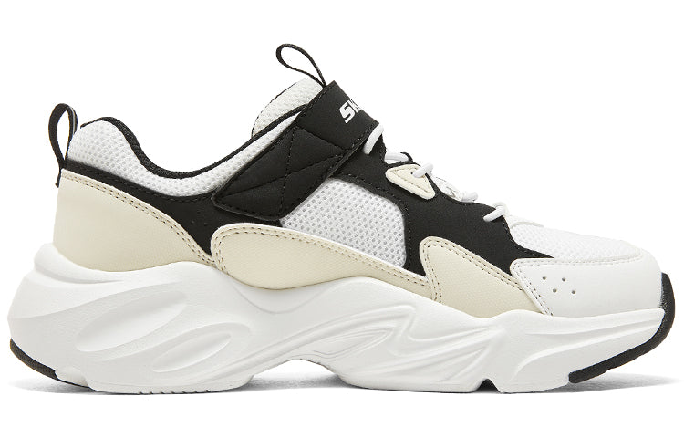 (GS) Skechers Sportswear Trainers 'White Black' 319029L-WBK