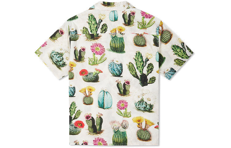 Converse Plant Printed Resort Shirt Asia Sizing 'Desert Sand Cactus Multi' 10023277-A03