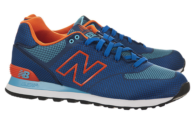 New Balance 574 Woven Sneakers Blue/Orange ML574OB