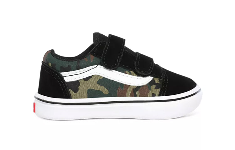 Vans ComfyCush Old Skool V Toddles/Infants Black/Multicolor VN0A4TZI0JR