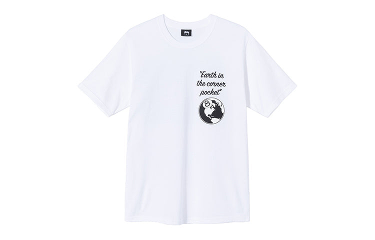 Stussy Anniversary limited Graffiti Alphabet Short Sleeve Unisex White 3903643