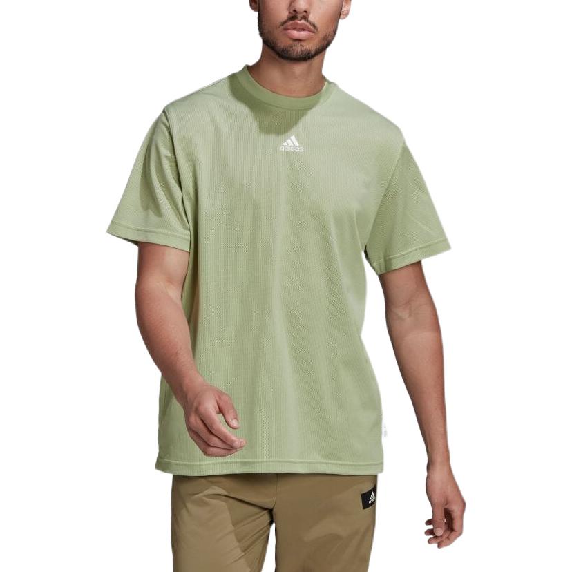 Men's adidas Logo Short Sleeve Green H61145