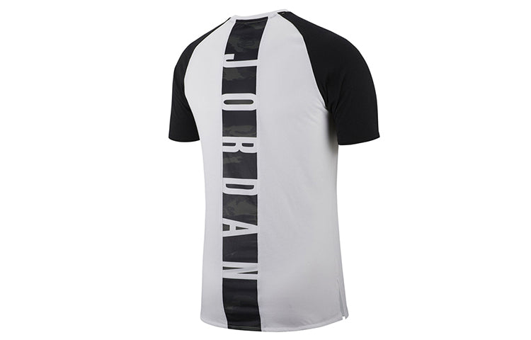 Air Jordan Basketball Casual Sports Short Sleeve White AO8862-100