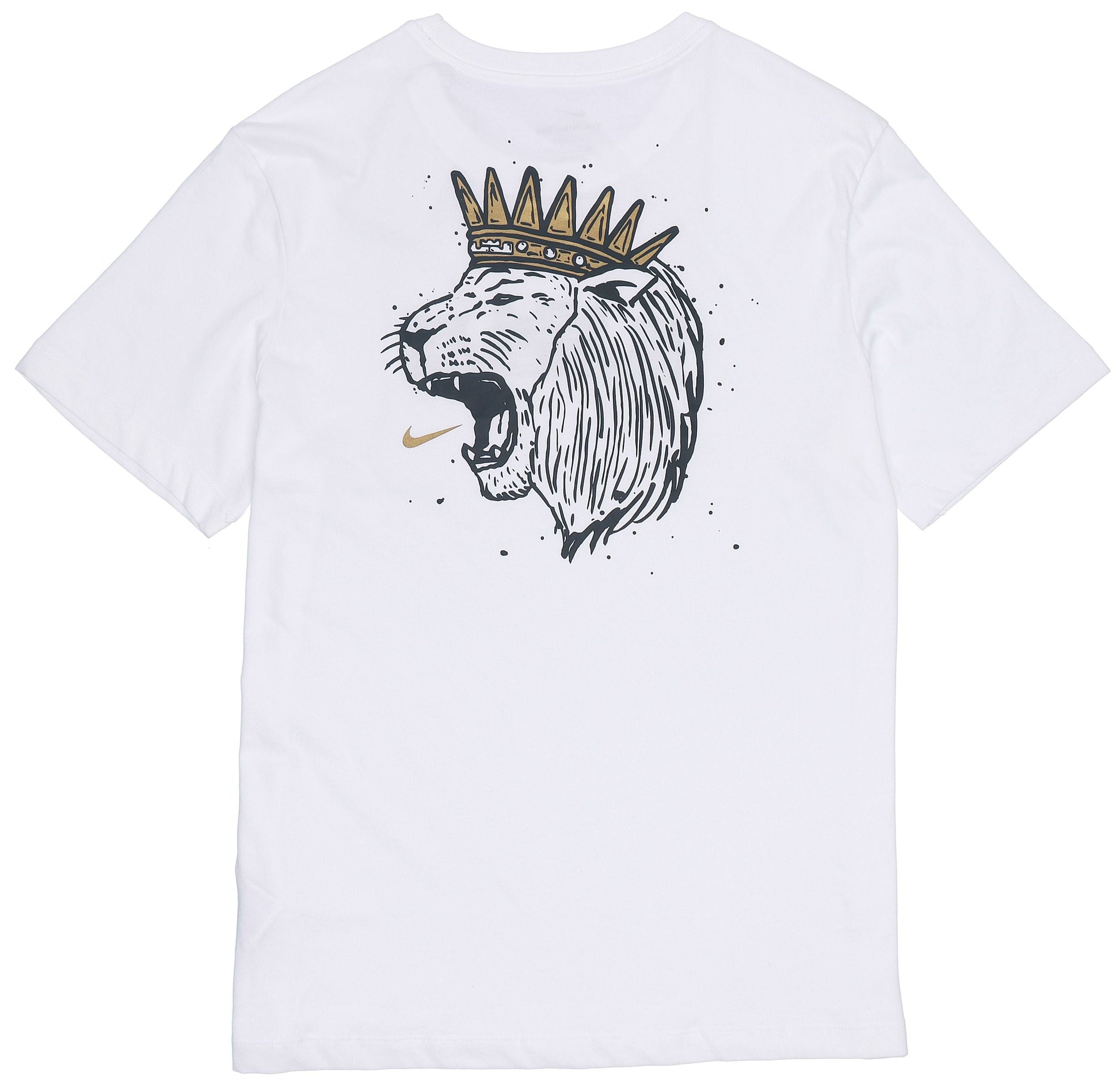 Nike Dri-Fit Lebron Printing Basketball Sports T-Shirt 'White' DR1292-100